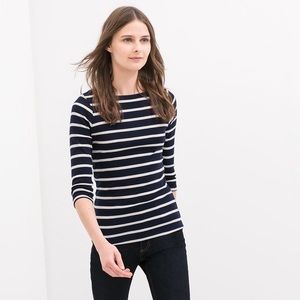 Zara Boat Neck Shirt